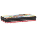 vidaXL Set de 3 rafturi montate pe perete 100x20x6 cm din lemn de mango