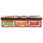 vidaXL Cabinet TV montat pe perete 100x30x24 cm Lemn masiv Mango