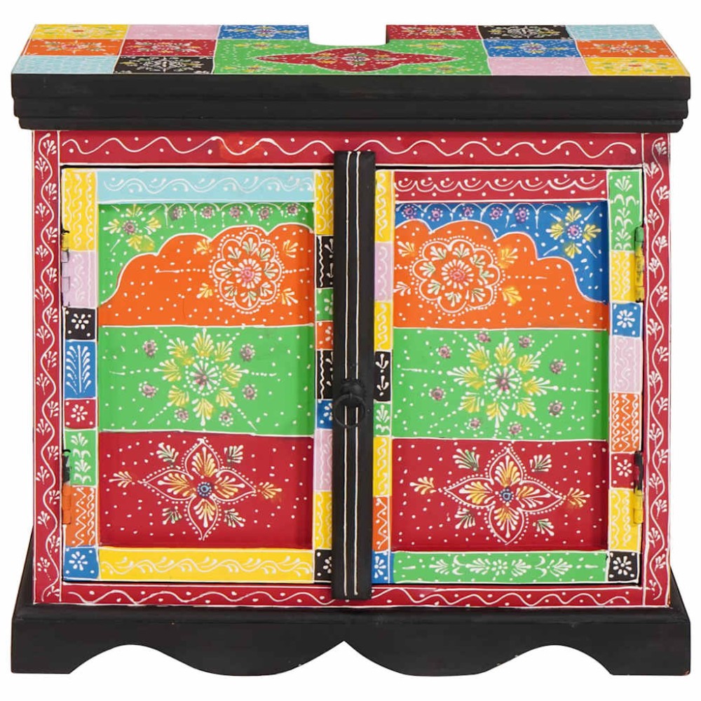 vidaXL Seturi de mobilier pentru baie cu ușă Multicolor Standard Lemn