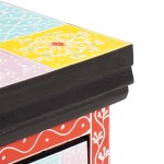 vidaXL Dulap de noapte Multicolor cu Plăci Roșii, Verzi și Galbene mic vidaXL Dulap de noapte Multicolor cu Plăci Roșii, Verzi și Galbene mic