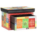 vidaXL Set de 2 noptiere 40x30x28 cm din lemn masiv de mango și lemn lung vidaXL Set de 2 noptiere 40x30x28 cm din lemn masiv de mango și lemn lung