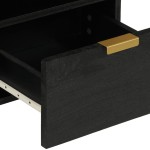 vidaXL Dulap TV, negru, 70x33x46 cm, lemn prelucrat