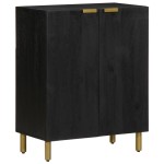 vidaXL Dulap, negru, 60x33x75 cm, lemn prelucrat vidaXL Dulap, negru, 60x33x75 cm, lemn prelucrat