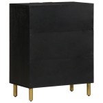 vidaXL Dulap, negru, 60x33x75 cm, lemn prelucrat vidaXL Dulap, negru, 60x33x75 cm, lemn prelucrat