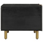 vidaXL Măsuță de cafea, negru, 80x50x40 cm, lemn prelucrat vidaXL Măsuță de cafea, negru, 80x50x40 cm, lemn prelucrat