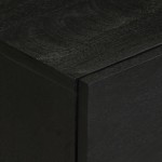 vidaXL Noptieră, negru, 50x33x62 cm, lemn prelucrat