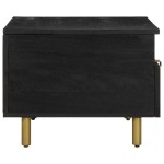 vidaXL Măsuță de cafea, negru, 80x54x40 cm, lemn prelucrat vidaXL Măsuță de cafea, negru, 80x54x40 cm, lemn prelucrat