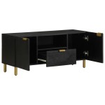 vidaXL Dulap TV, negru, 105x33x46 cm, lemn prelucrat