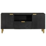 vidaXL Dulap TV, negru, 105x33x46 cm, lemn prelucrat