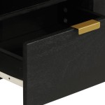 vidaXL Dulap TV, negru, 105x33x46 cm, lemn prelucrat