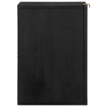 vidaXL Dulap suspendat de baie, negru, 38x33x48 cm, lemn prelucrat vidaXL Dulap suspendat de baie, negru, 38x33x48 cm, lemn prelucrat