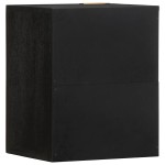 vidaXL Dulap suspendat de baie, negru, 38x33x48 cm, lemn prelucrat vidaXL Dulap suspendat de baie, negru, 38x33x48 cm, lemn prelucrat