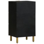 vidaXL Dulap, negru, 40x33x75 cm, lemn prelucrat