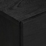 vidaXL Dulap, negru, 40x33x75 cm, lemn prelucrat