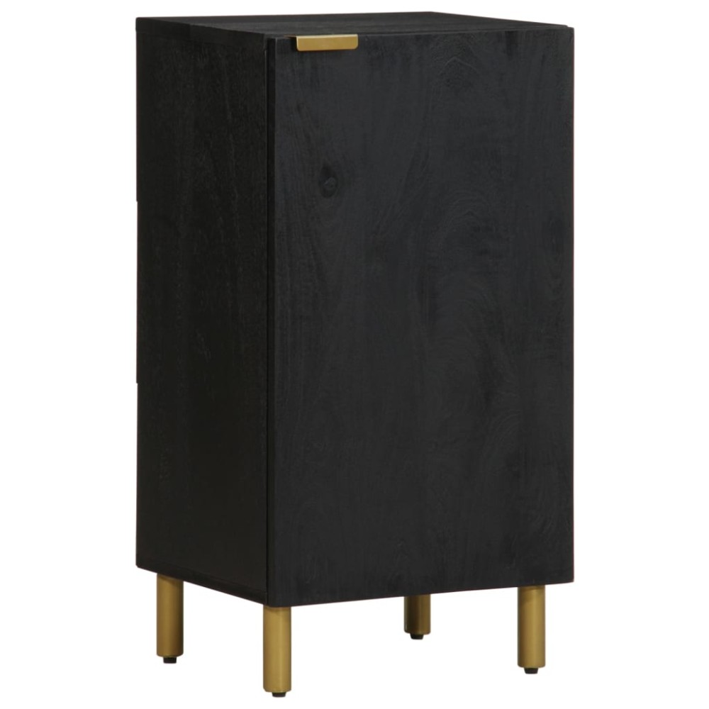 vidaXL Dulap, negru, 40x33x75 cm, lemn prelucrat