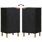 vidaXL Dulap, negru, 40x33x75 cm, lemn prelucrat