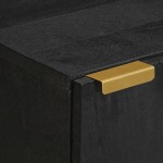 vidaXL Dulap, negru, 40x33x75 cm, lemn prelucrat
