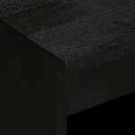vidaXL Dulap, negru, 60x33x75 cm, lemn prelucrat