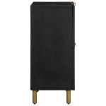 vidaXL Dulap, negru, 60x33x75 cm, lemn prelucrat vidaXL Dulap, negru, 60x33x75 cm, lemn prelucrat