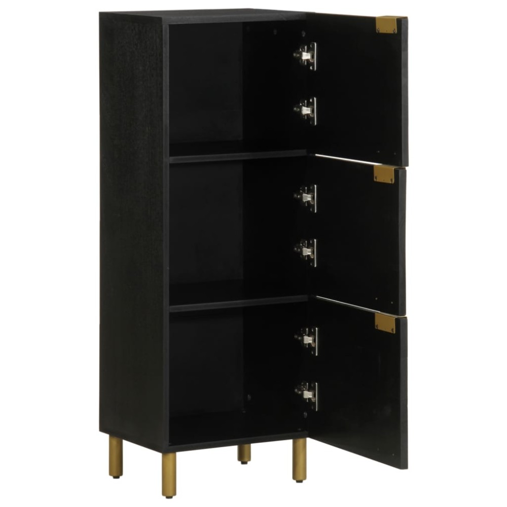 vidaXL Dulap înalt, negru, 40x33x110 cm, lemn prelucrat