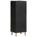 vidaXL Dulap înalt, negru, 40x33x110 cm, lemn prelucrat