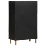 vidaXL Dulap înalt, negru, 60x33x100 cm, lemn prelucrat vidaXL Dulap înalt, negru, 60x33x100 cm, lemn prelucrat