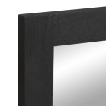 vidaXL Oglindă de baie, negru, 50x70x2,5 cm, lemn prelucrat și alamă vidaXL Oglindă de baie, negru, 50x70x2,5 cm, lemn prelucrat și alamă