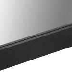 vidaXL Oglindă de baie, negru, 50x70x2,5 cm, lemn prelucrat și alamă vidaXL Oglindă de baie, negru, 50x70x2,5 cm, lemn prelucrat și alamă