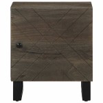 vidaXL Noptiere, 2 buc., negru, 40x33x46 cm, lemn masiv de mango vidaXL Noptiere, 2 buc., negru, 40x33x46 cm, lemn masiv de mango