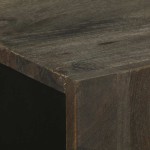 vidaXL Bufetă neagră 60x33x75 cm lemn masiv de mango