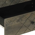 vidaXL Noptiera neagra 50x33x62 cm lemn masiv de mango