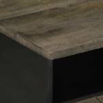 vidaXL Măsuță de cafea, negru, 80x50x40 cm, lemn masiv de mango vidaXL Măsuță de cafea, negru, 80x50x40 cm, lemn masiv de mango