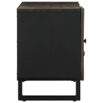 vidaXL Comodă TV, negru, 105x33x46 cm, lemn masiv de mango vidaXL Comodă TV, negru, 105x33x46 cm, lemn masiv de mango