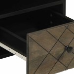 vidaXL Comodă TV, negru, 100x33x46 cm, lemn masiv de mango