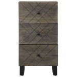 vidaXL Bufetă neagră 40x33x75 cm lemn masiv de mango vidaXL Bufetă neagră 40x33x75 cm lemn masiv de mango