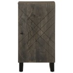 vidaXL Bufetă neagră 40x33x75 cm lemn masiv de mango vidaXL Bufetă neagră 40x33x75 cm lemn masiv de mango