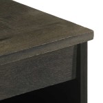 vidaXL Bufetă neagră 60x33x75 cm lemn masiv de mango vidaXL Bufetă neagră 60x33x75 cm lemn masiv de mango