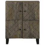 vidaXL Bufetă neagră 60x33x75 cm lemn masiv de mango vidaXL Bufetă neagră 60x33x75 cm lemn masiv de mango