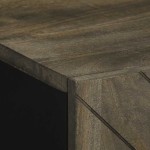vidaXL Bufetă neagră 60x33x75 cm lemn masiv de mango vidaXL Bufetă neagră 60x33x75 cm lemn masiv de mango