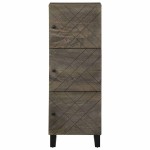 vidaXL Dulap înalt, negru, 40x33x110 cm, lemn masiv de mango vidaXL Dulap înalt, negru, 40x33x110 cm, lemn masiv de mango