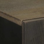 vidaXL Dulap înalt, negru, 60x33x100 cm, lemn masiv de mango