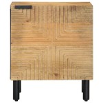 vidaXL Noptiere 2 buc Maro 40x33x46 cm Lemn masiv Mango