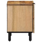 vidaXL Noptiere 2 buc Maro 40x33x46 cm Lemn masiv Mango