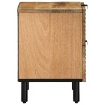 vidaXL Noptiera maro 40x33x46 cm lemn masiv de mango