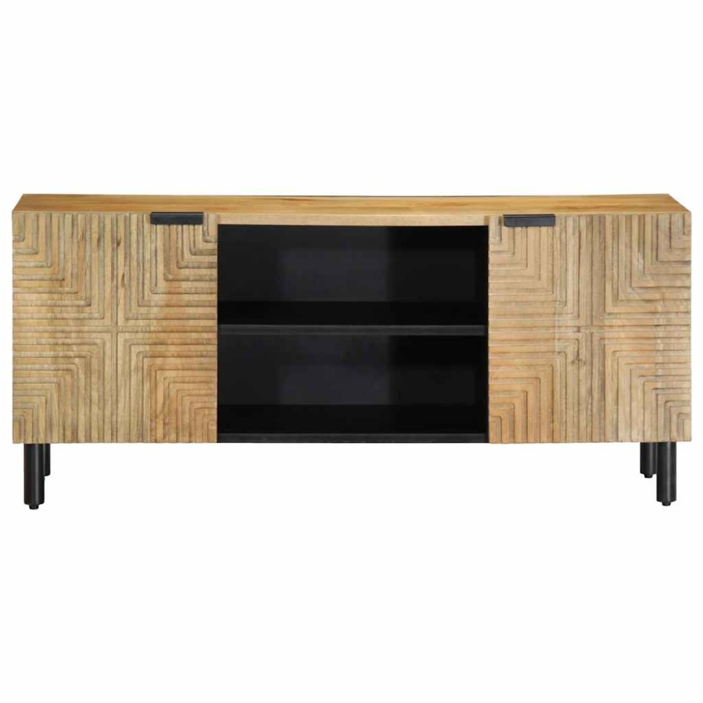vidaXL Dulap TV maro 105x33x46 cm lemn masiv de mango