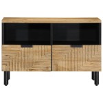 vidaXL Dulap TV maro 70x33x46 cm lemn masiv de mango