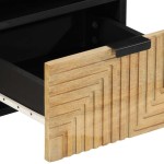 vidaXL Dulap TV maro 70x33x46 cm lemn masiv de mango