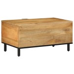 vidaXL Masuta cafea maro 80x50x40 cm lemn masiv de mango vidaXL Masuta cafea maro 80x50x40 cm lemn masiv de mango