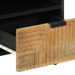 vidaXL Noptiera maro 40x33x46 cm lemn masiv de mango