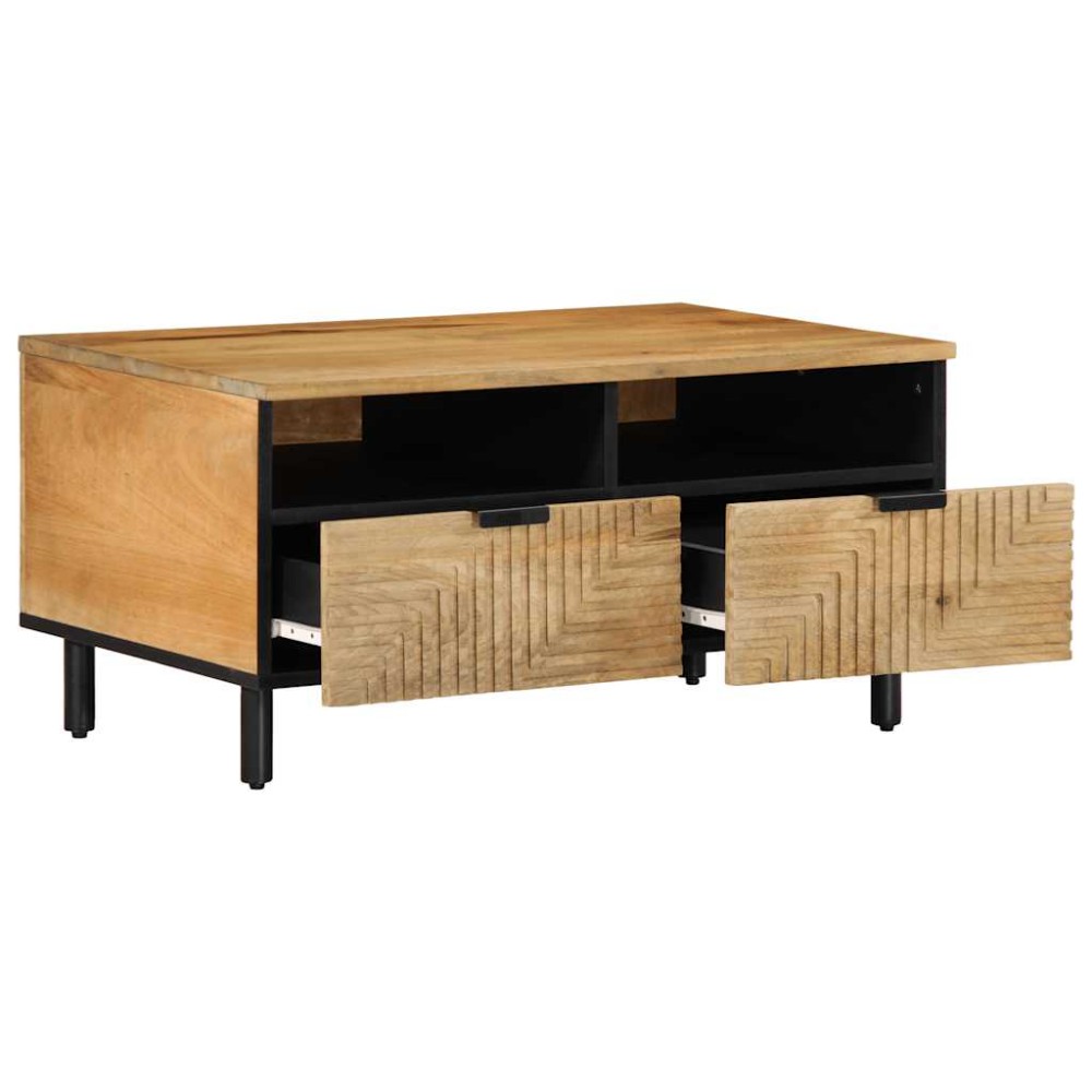 vidaXL Masuta cafea maro 80x54x40 cm lemn masiv de mango